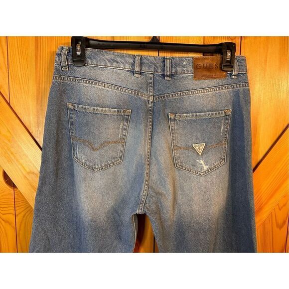 Guess Men’s Jackson Relaxed Tapered Jeans Size 30 Button Fly (4357) - Picture 7 of 11